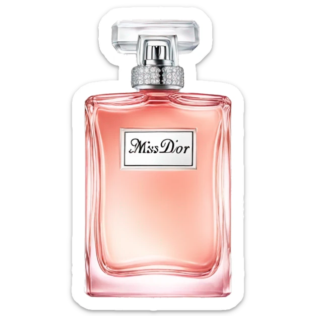 Miss dior perfume sticker