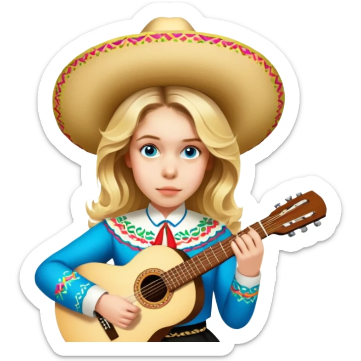 Mariachi Musician sticker
