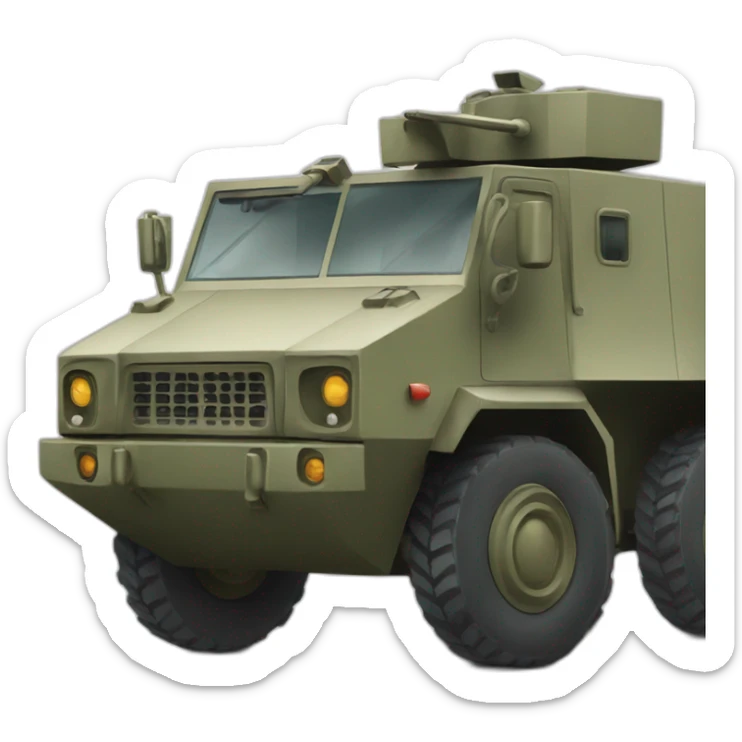 military car sticker