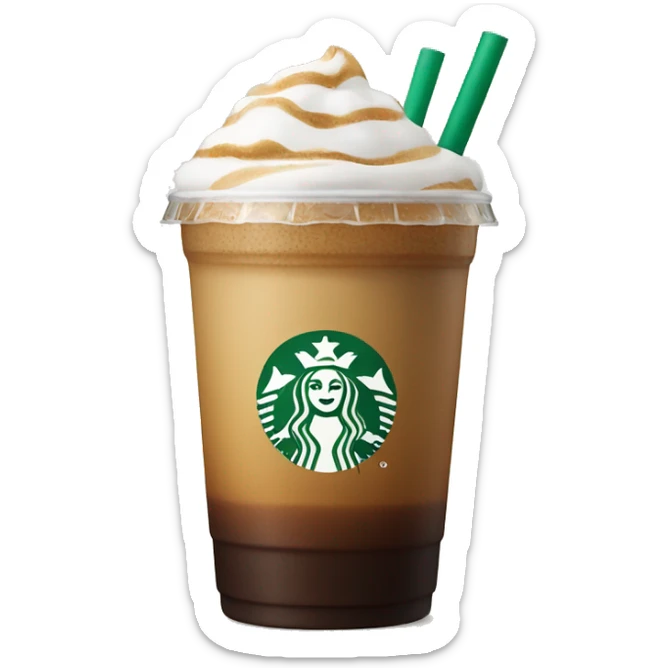 Starbucks drink sticker