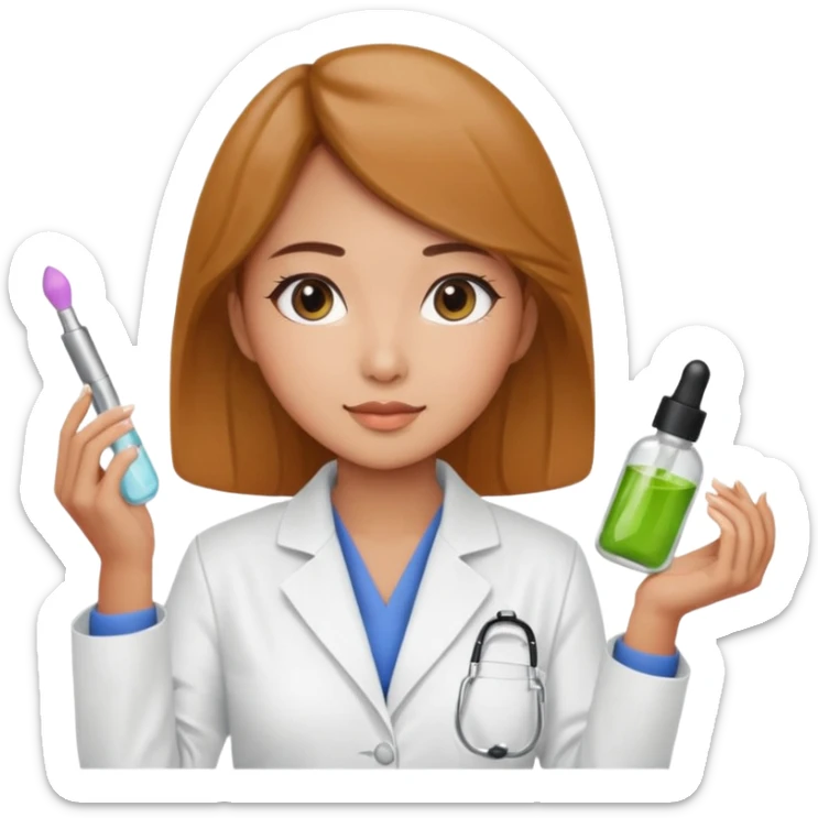 a korean marketing expert women in cosmetics industry, working in Oliveyoung sticker