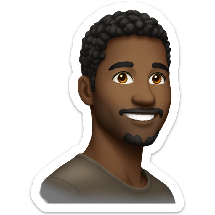 Portrait, American Male, Gay, Feminine 23	Black	Handsome features, soulful brown eyes, infectious smile	Aspiring musician sticker