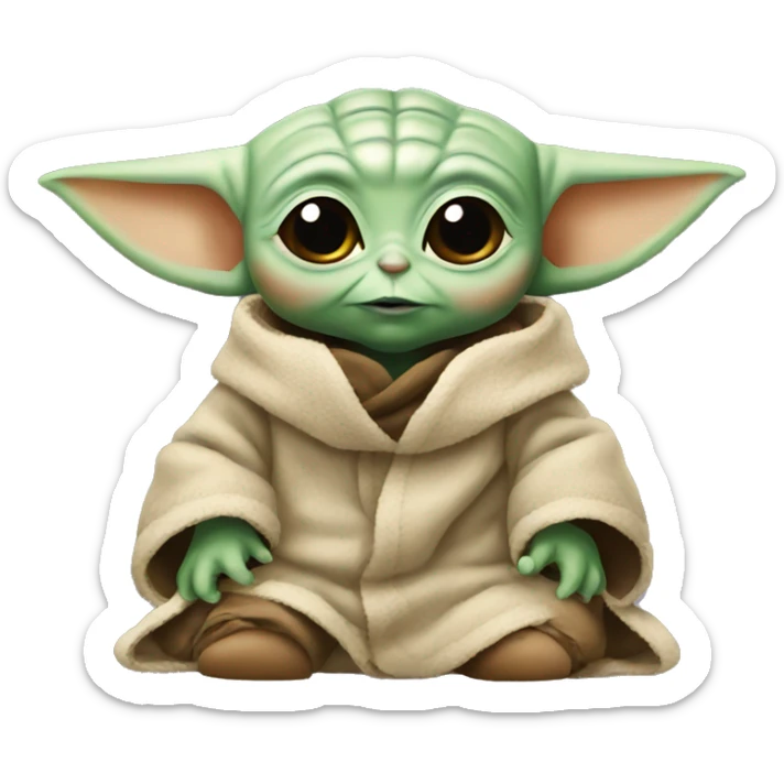 baby yoda sticker