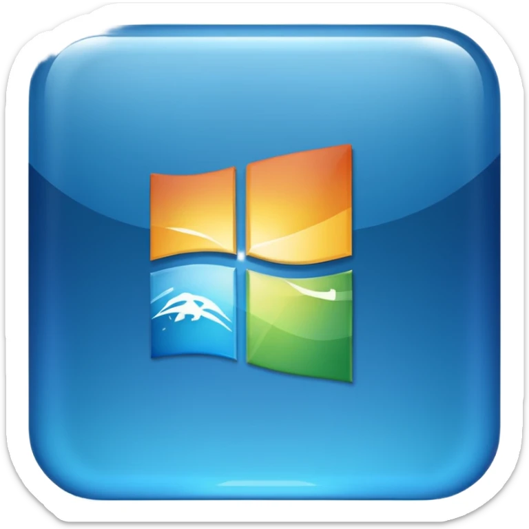 windows vista logo sticker