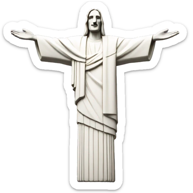 Christ the redeemer sticker