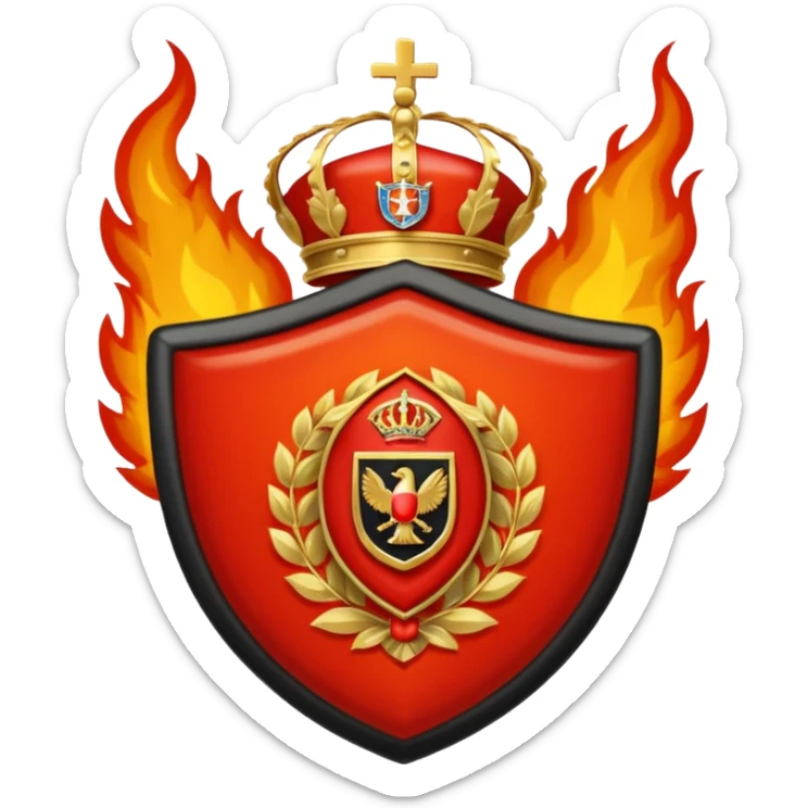 Crea l'emoji della granata fiammante dei Carabinieri Italiani sticker