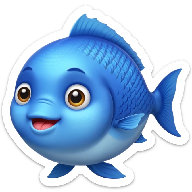 buatkan emoji namun berbentuk ikan 🐟 yang chubby untuk discord emoji tentang mancing untuk announcement seperti fish it map roblox sticker
