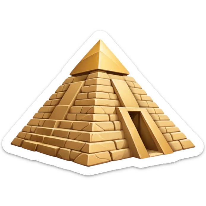 Pyramide sticker