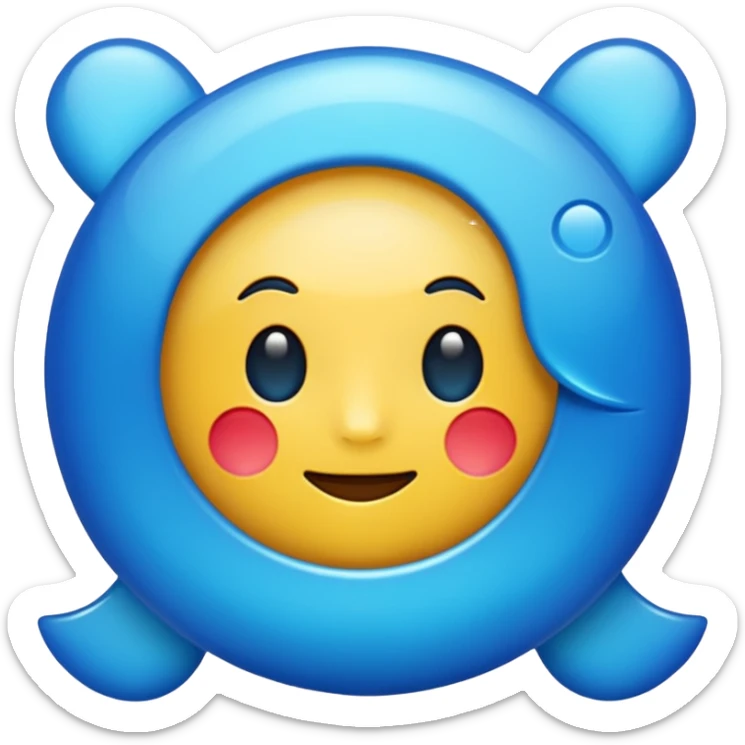 I want emojis for NASDAQ future something blue I say and fancy looking NQ1 as emoji? sticker