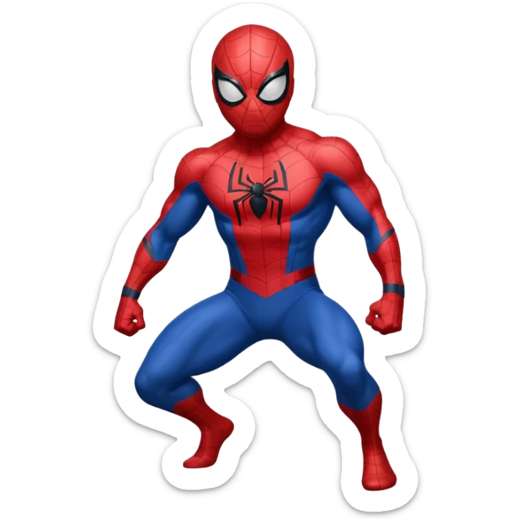 Realistic Spider-Man sticker