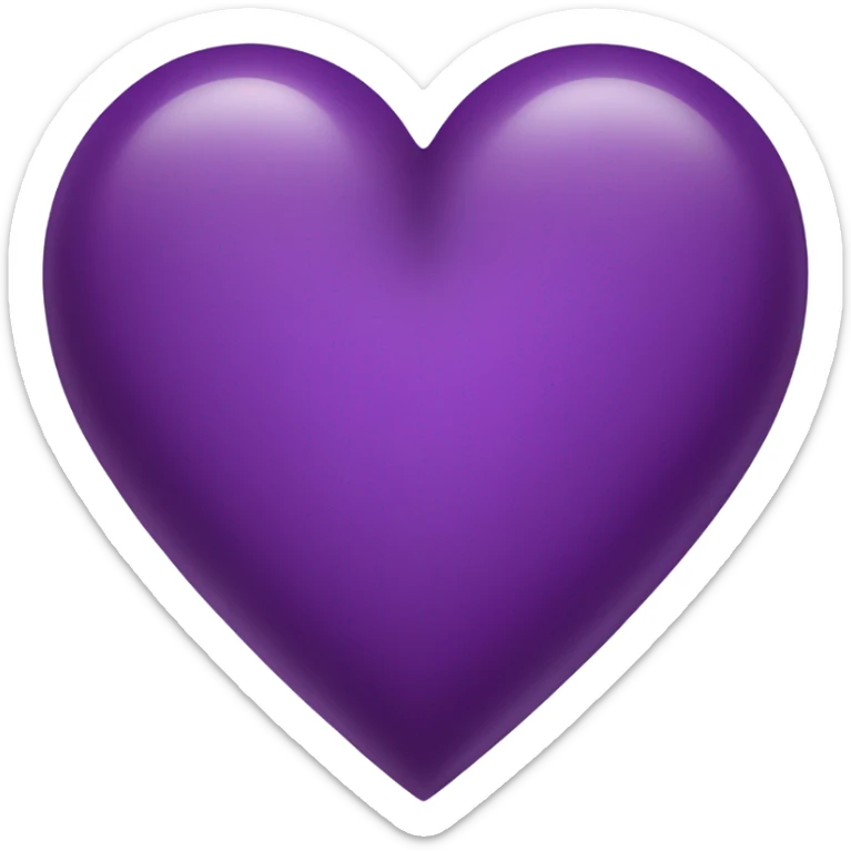 Purple heart sticker