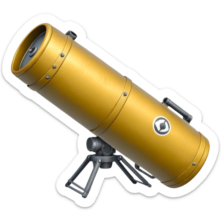 generate a realistic elongated anti-tank mine that can be carried by a drone sticker