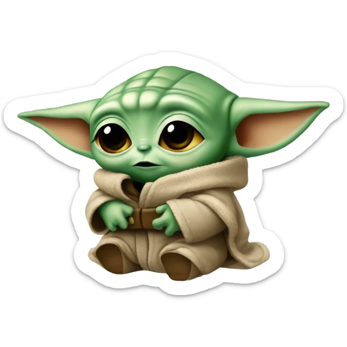 baby yoda sticker
