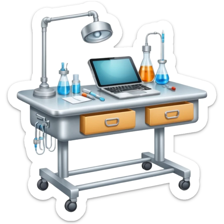 Doctor's table sticker