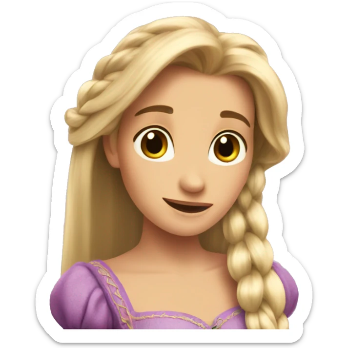 rapunzel sticker