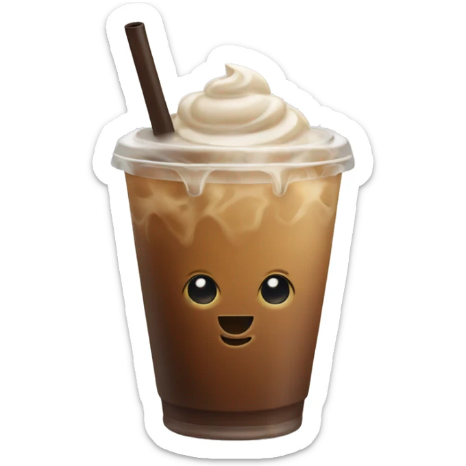 iced coffee sticker
