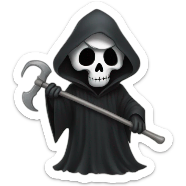 Grim reaper sticker