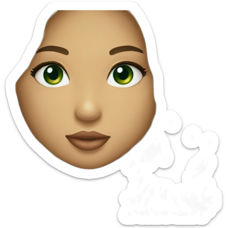 kiss-kiss romeo santos and girl green eyes and very long blond hair sticker