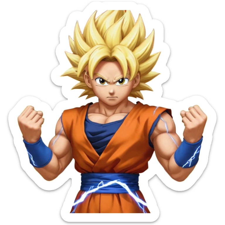 Goku super sayian ssj1,ssj2,ssj3,ssj4,ssj god,ssj blue, ssjblue kaioken, ultra instinct sticker