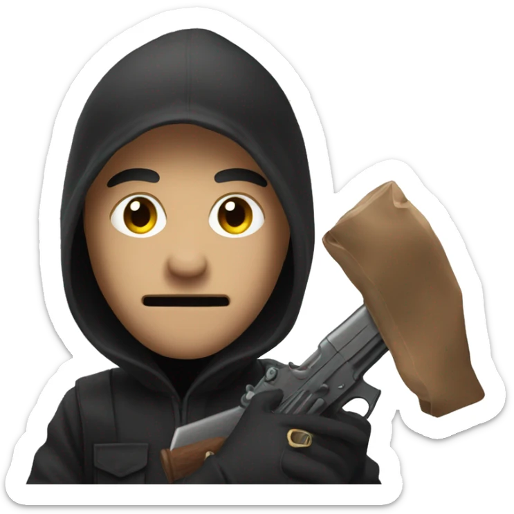 robber emoji sticker