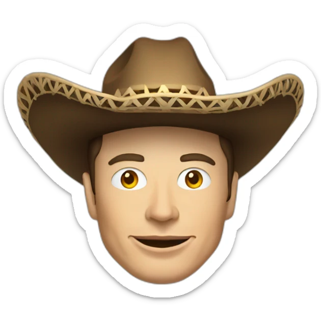 elon musk sombrero sticker