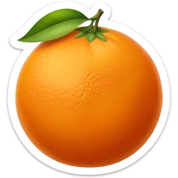 Orange orange sticker