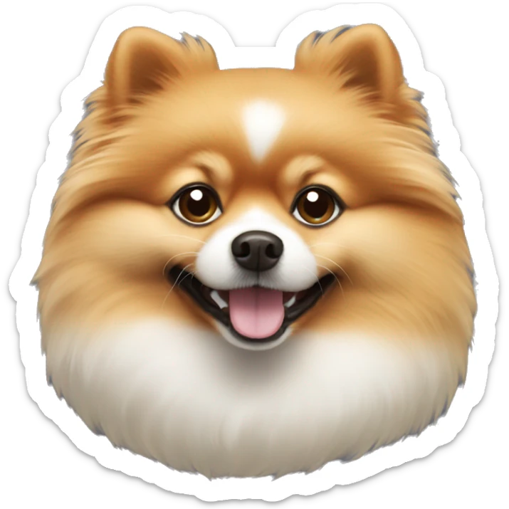 Pomeranian dog  sticker