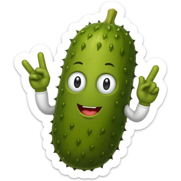 🥒🖕 sticker