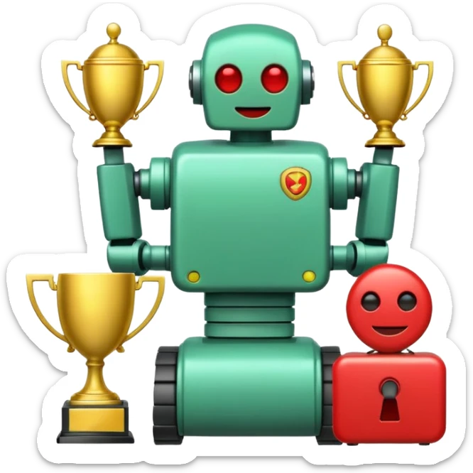 💰 Balance/Guthaben
📈 Profit (grün)
📉 Loss (rot)
🏆 Trophy/Pokal
🤖 AI/Robot
🔒 Security/Schloss

Modern EMojis sticker