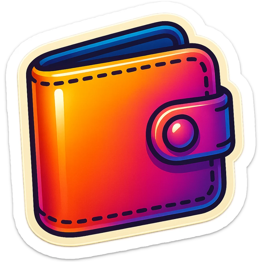 wallet sticker