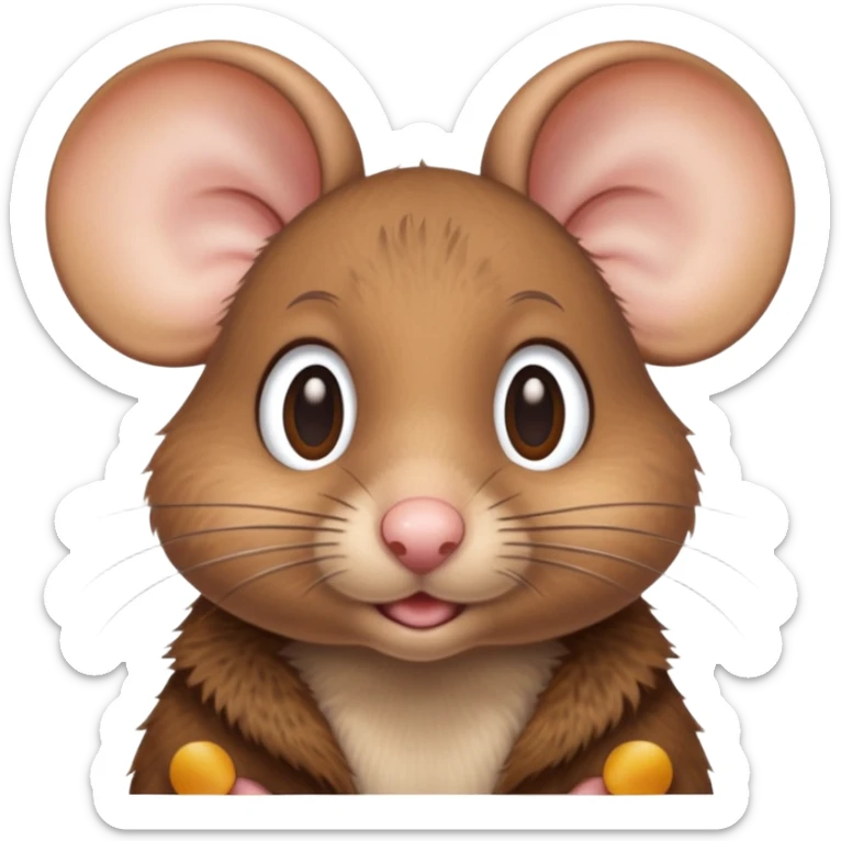 🙄 pero que el ratón tenga los ojos o sea que su iris vea para arriba  sticker