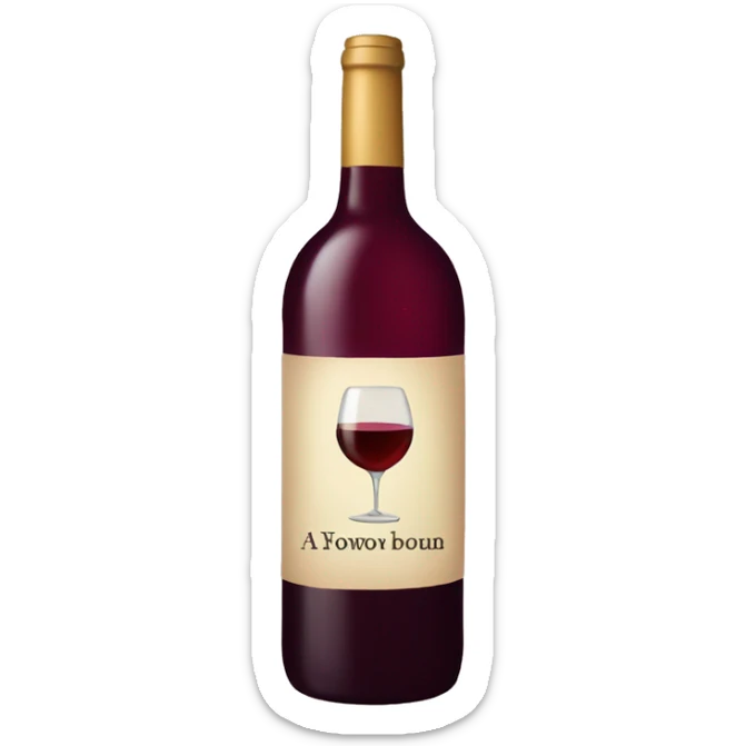 Wine  sticker