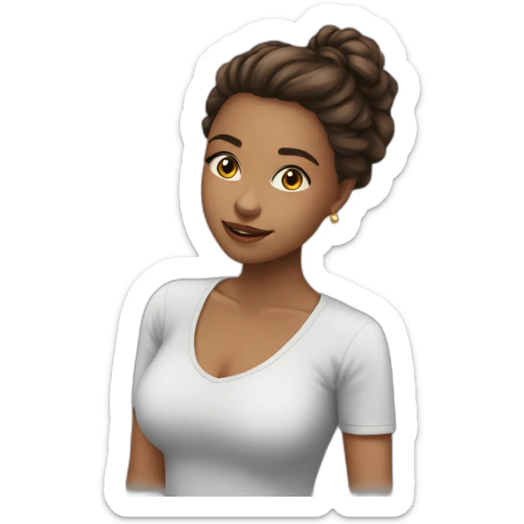 beautiful girl italia real sticker