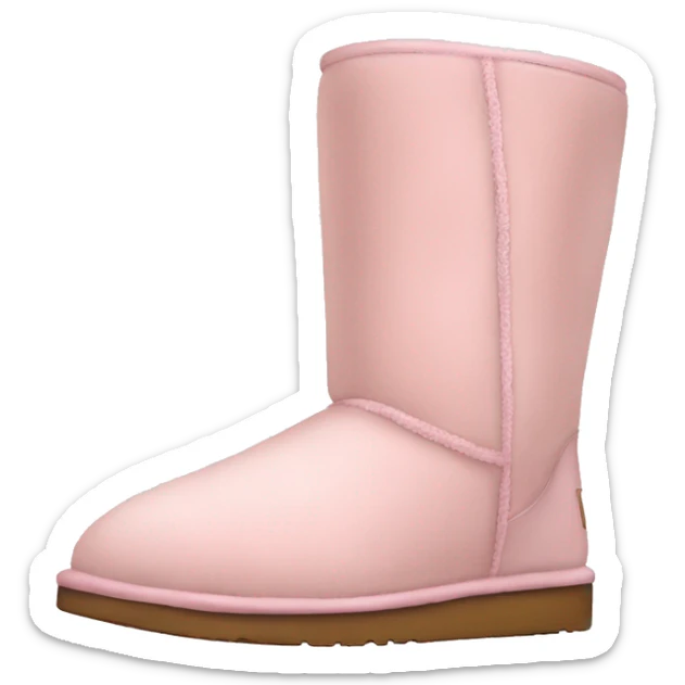 light pink uggs sticker