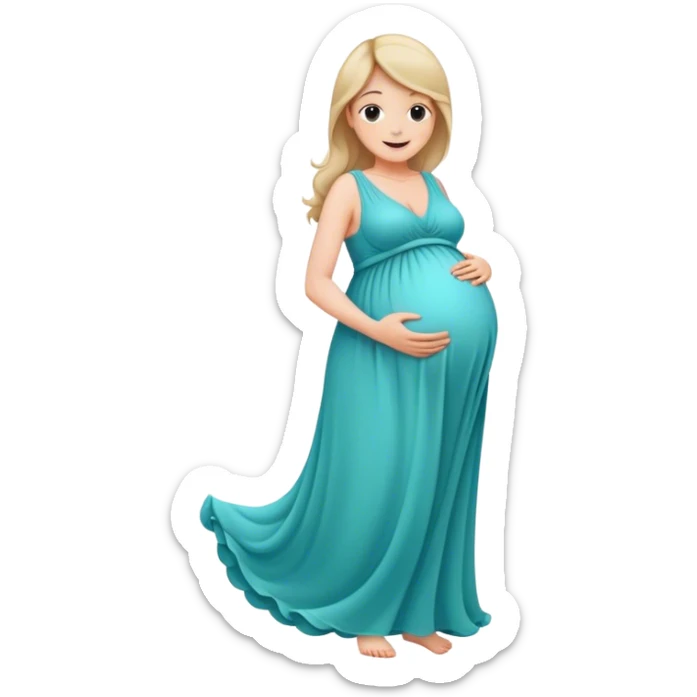 pregnant sticker