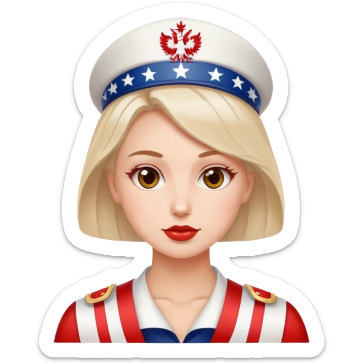 nationalist nationalist nationalist patriot patriot polish woman  sticker