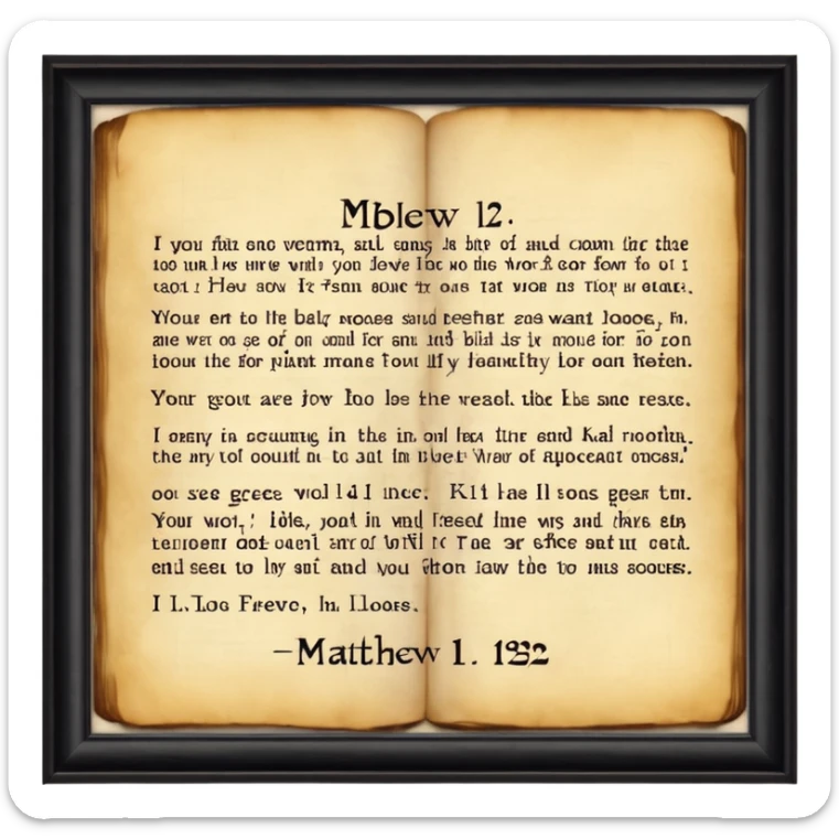 Matthew 12:32 KJV — Whosoever speaketh a word against the Son of man, it shall be forgiven him: but whosoever speaketh against the Holy Ghost, it shall not be forgiven him, neither in this world, neither in the world to come. sticker
