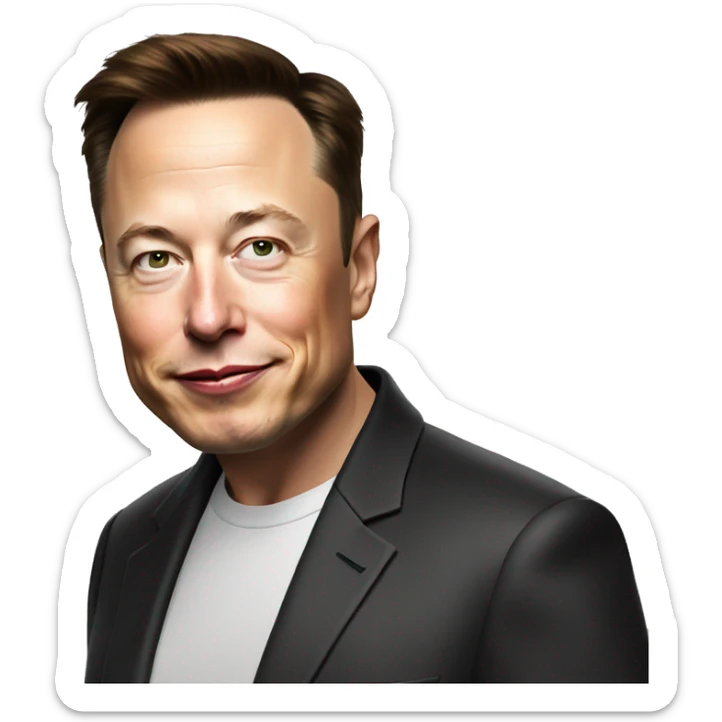Elon musk sticker