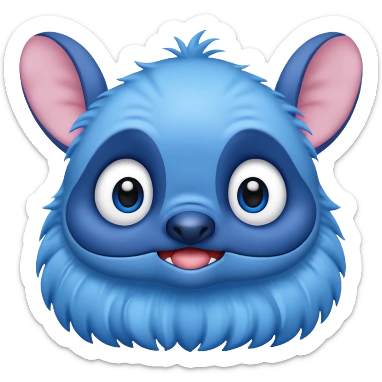 Generate an emoji of Stitch from the movie Lilo and stitch sticker