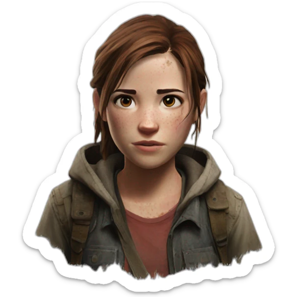 ellie the last of us sticker