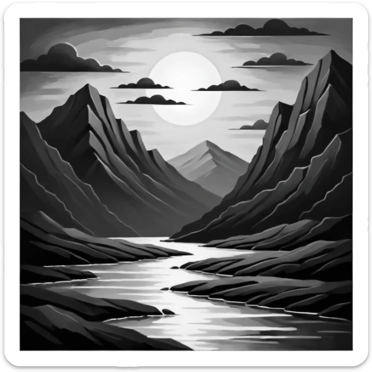 linear-monochrome-oil-painting.-oil-painting-with-rough,-impressionistic-brushstrokes-and-dramatic-chiaroscuro-lighting-techniques-on-textured-canvas.-_(a-stunning-and-vibrant-oil-painting-that-is- sticker