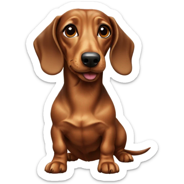 Dachshund sticker