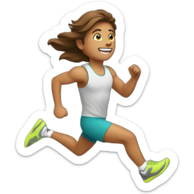 run sticker