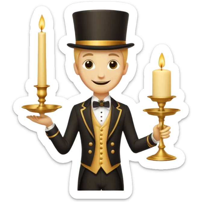Character in Beauty and the Beast: Candlestick Butler Lumia sticker
