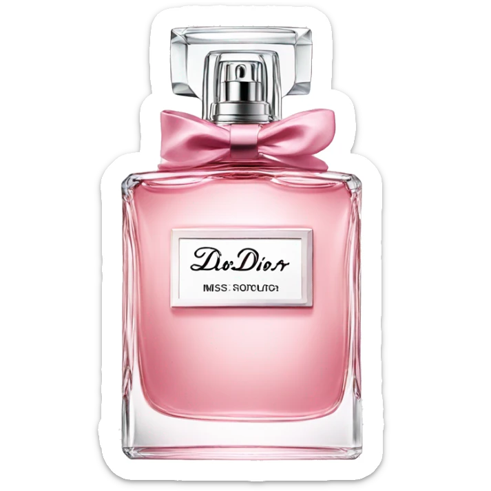 Miss dior perfume sticker