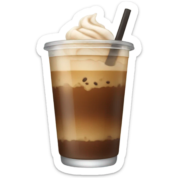 Iced coffee sticker