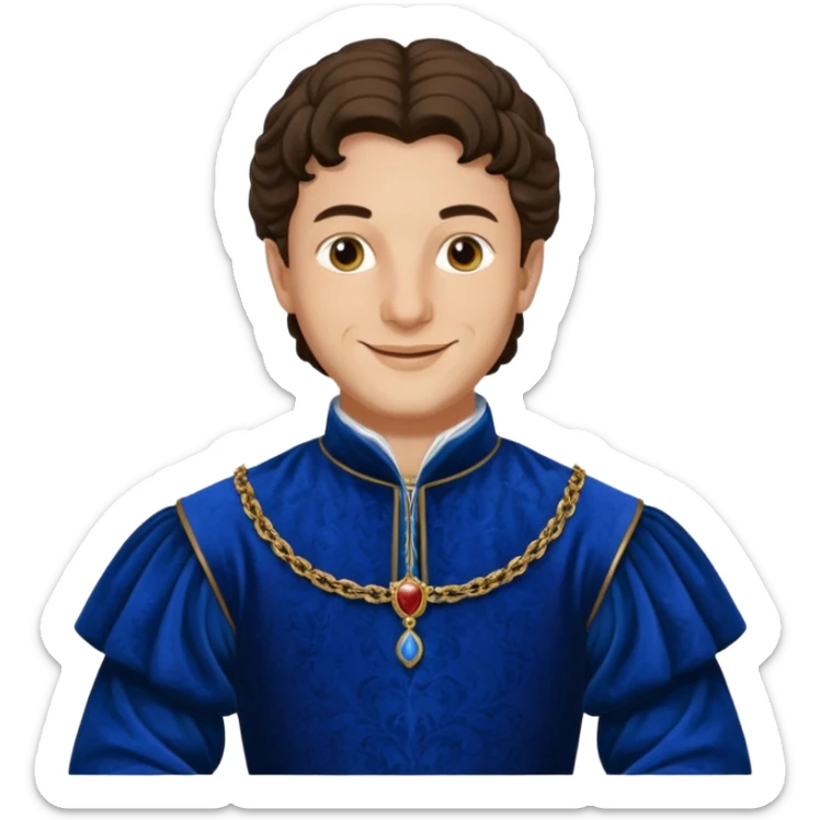 mi crei un avatar come personaggio di lorenzo il magnifico per un giocatore da board game, senza bg sticker