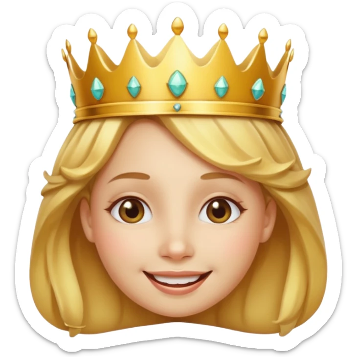 Potato princess  sticker