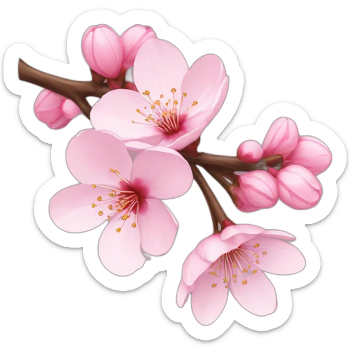 Cherry-blossom sticker