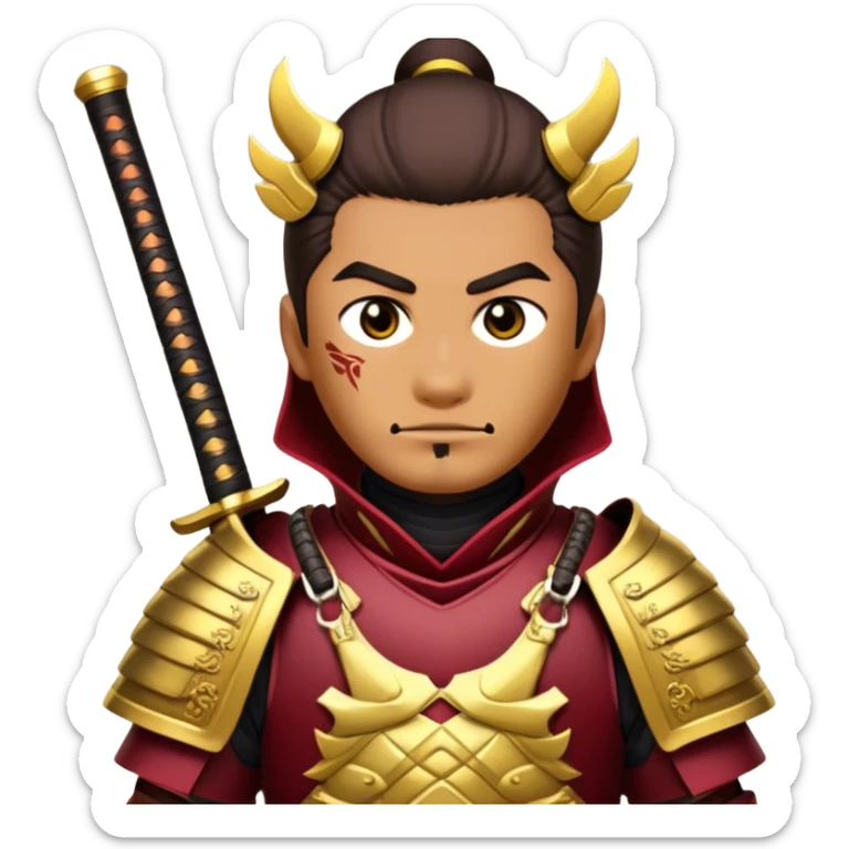 Samurai Leader sticker